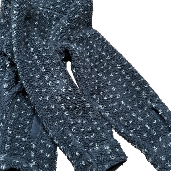 LL Bean x Todd Snyder Hi Pile Sherpa Fleece Birdseye Blue Shacket Mens Large - Picture 6 of 12